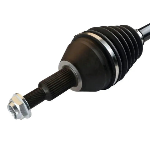 Close-up of CV Axle Assembly Front Right For 2008 To 2020 Dodge Grand Caravan With Premium Materials, Durable Neoprene Boot Keeps Water and Debris Out