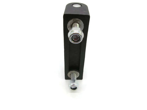 Side view of the Hinge Block Assembly For Backhoe And Heavy Machinery Models Part No 331/31247 Replacement Kit, OEM Sourced Quality