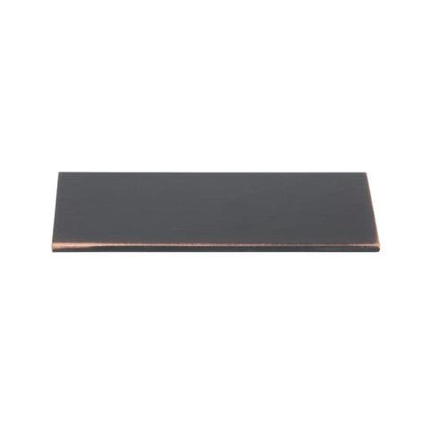 Oil Rubbed Bronze Edge Pull Cabinet Handle With Three Inch Center To Center Mounting And Overall Length Of Three And Three Quarters Inches