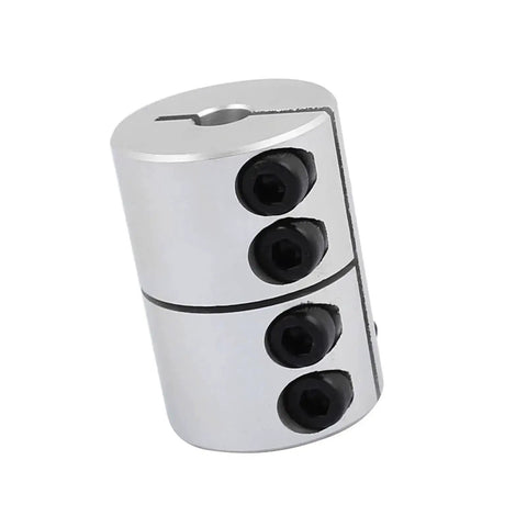 Shaft Coupling 8mm To 12mm Bore D32xL45 For 3D Printer And CNC Encoder Compatible Joint Connector, side view.