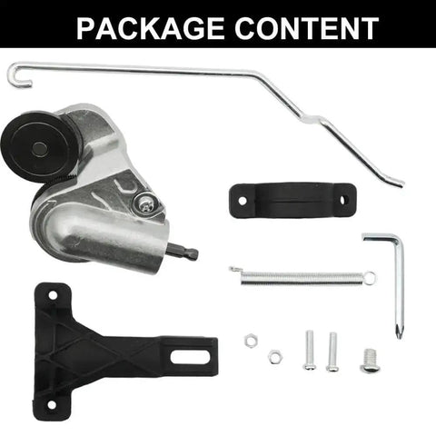 Package contents of Electric Drill Plate Cutter Attachment For Sheet Metal Nibbling And Plate Cutting Pro Grade Heavy Duty Metal Nibbler