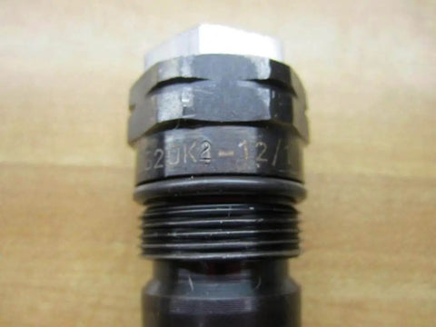 Bosch Rexroth D620K2-12/100XYV Hydraulic Control Valve close-up showing part details and threading for industrial applications.