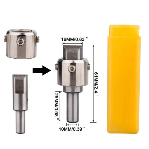 Bead Maker Drill Bit Set Pro Grade 6 To 25 Mm Carbide Ball Blade Milling Cutter Kit 24 Piece Cemented Carbide Bead Making Tools