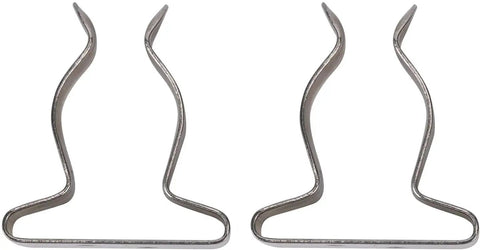 Go To Stainless Steel Boat Hook Spring Clamp Holder Bracket Clip Kit For Marine Use 4 Pack 9823S ID Five Eighths To One Inch Polished Clamps