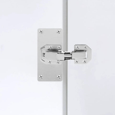 Heavy Duty Hydraulic Screw Hinges For Kitchen Cabinets Wardrobe Cupboard Doors With Soft Close And High Load Bearing Capacity Two Pack