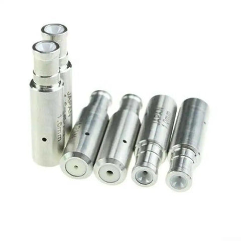 White Ceramic EDM Drill Electrode Guide For CNC Machining With Fine Hole Discharge Tip 1.0mm, Wire EDM Nozzle And Guide Rail, 0.15mm To 3.0mm Range