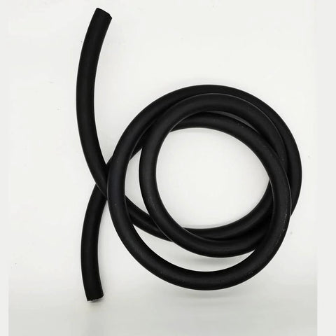 Brake booster vacuum hose, black rubber, coiled for 12V vacuum pump installation