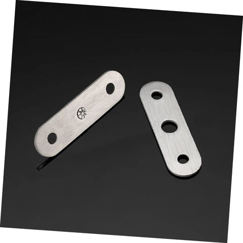 360 Degree Rotatable Hidden Door Pivot Hinges Set Stainless Steel For Secret Door Applications on black background
