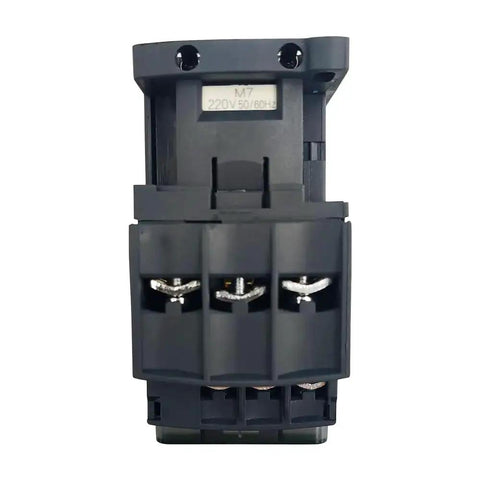 Front view of Three Phase AC Electric Magnetic Contactor 32A 220V Coil With Three Poles Three Normally Open Contacts for industrial use