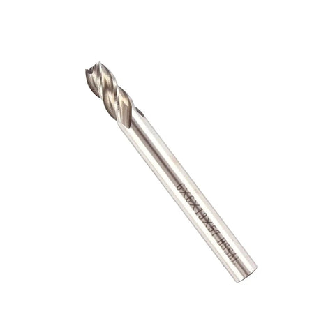6mm 4 Flute End Mill Set With Straight Shank HSS Spiral End Milling Cutter, metal drill bit for wood and metals machining.