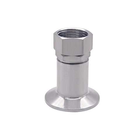 Beduan stainless steel garden hose tri-clamp fitting, 1.5 TC to 3/4 GHT female adapter