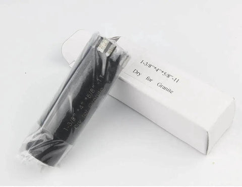 1-3/8 Inch Dry Diamond Core Drill Bit For Granite With 5/8-11 Thread, 35mm Masonry Core; packaged with box