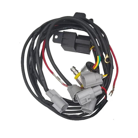Plug And Play 12V Brake Booster Vacuum Pump Kit With Installation Kit For High Performance 18 To 25 Inch Vacuum EVP50 Auto Shutoff When Vacuum Drops Below 18 Inches PNEUGO wiring and connectors.