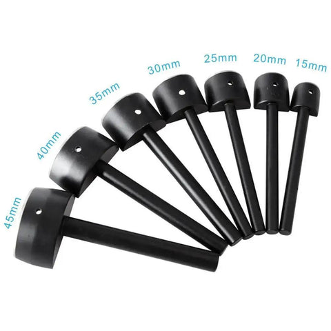 Leather Craft Half Round Cutter Punch Set Arc End Tool For Belts Wallets And Bags With Arc Shaped Ends Includes 15mm 20mm 25mm 30mm 35mm 40mm 45mm Pro Grade For Beginners And Pros