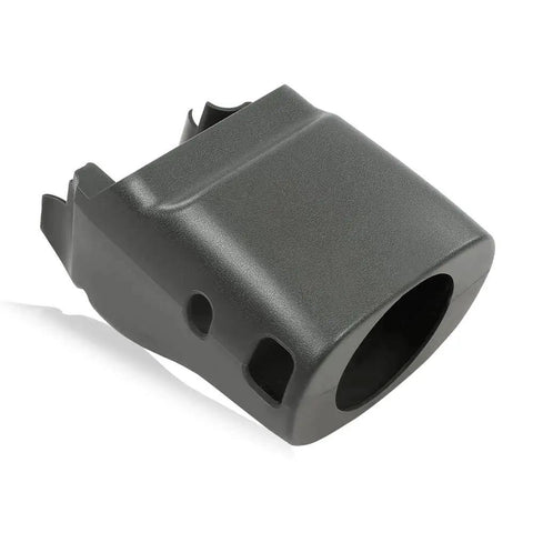 Steering Column Cover For Toyota 4Runner 1990 To 1995 Lower And Upper Gray shown in a gray plastic finish.