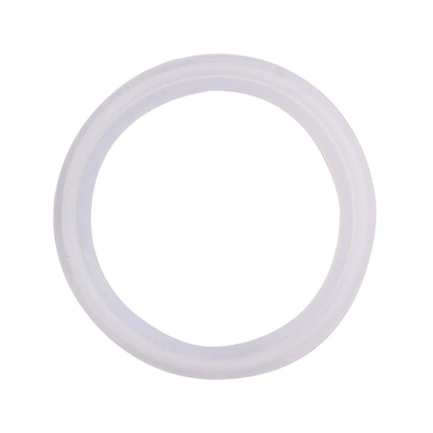 2.5 inch tri-clamp silicone gasket, white ring for stainless steel TC ferrule