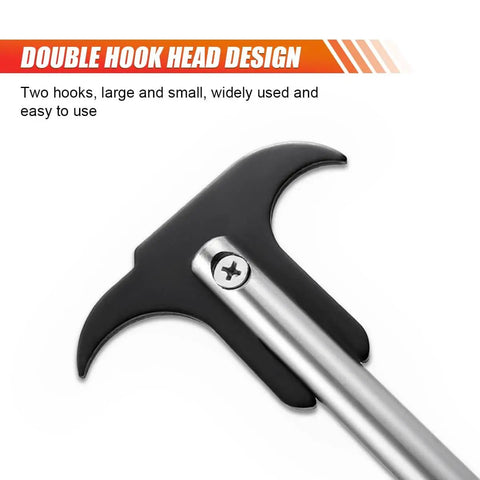 Close-up of Pro Grade Oil Seal Disassembly Wrench Puller With Dual Hook Tips For Cars SUVs And Light Trucks Seal Removal Tool.