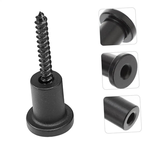 Sliding Barn Door Track Spacers Set With No Fuss Install Wall Hardware For Any Door Type Includes Pipe Clamps, Screws, And Expansion Tubes Heavy Duty Carbon Steel Mounting Kit close-up