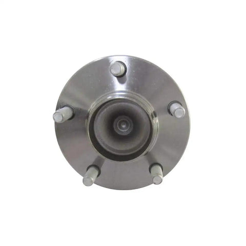 Front view of Rear Wheel Hub And Bearing Assembly For Mazda CX7 2007 2008 2009 2010 2011 2012 FWD With ABS 5 Lug Driver Or Passenger Side Replacement