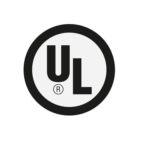 UL certification logo indicating safety and quality standards for products.