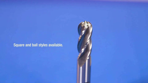 Built Tough HSS 4 Flute Center Cutting End Mill One Half Inch By One Half Inch Long Weldon Shank Polished Finish Drill America DWCF318 LCC