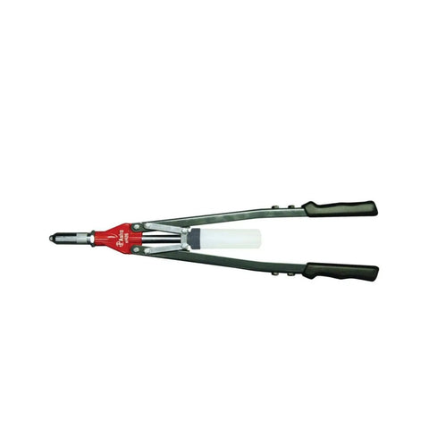 Heavy Duty Hand Riveter One Quarter Inch With Long Handles For Leverage Astro Pneumatic 1426 Includes Nose Pieces