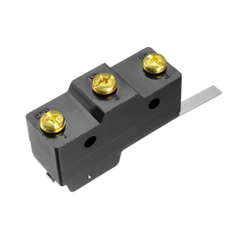 SPDT Micro Limit Switch With Long Hinge Lever, 1NO 1NC, Screw Terminals, For AC DC Control Circuits, IP40 Protection, Ui 380V Ith 15A