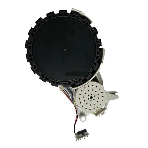Front view of traveling wheels for vacuum cleaners compatible with Xiaomi and Omni, left and right wheel replacement accessories.
