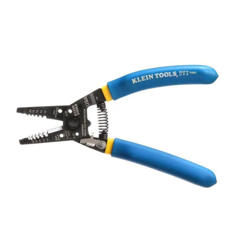 Heavy Duty Wire Cutter And Stripper For 10-18 AWG Solid And 12-20 AWG Stranded Wire With Precision Ground Stripping Holes, Klein Tools