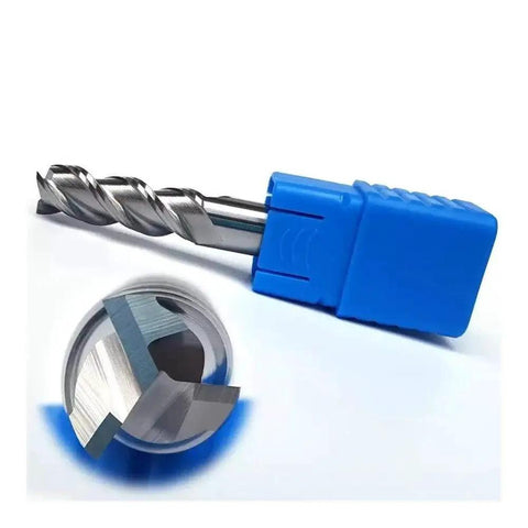 Image of Boring Bar Lathe Tool HRC50 3 Slot Flat Head Face Mill With Tungsten Coated High Speed Steel straight shank milling cutter.