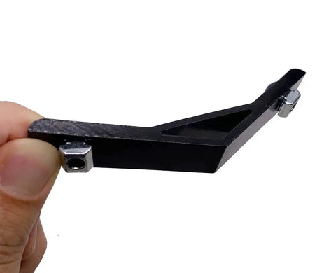 Close-up of 135-degree bracket from Eight Corner Bracket Set for 20 Series Aluminum Extrusion, includes T nuts, ideal for DIY builds.