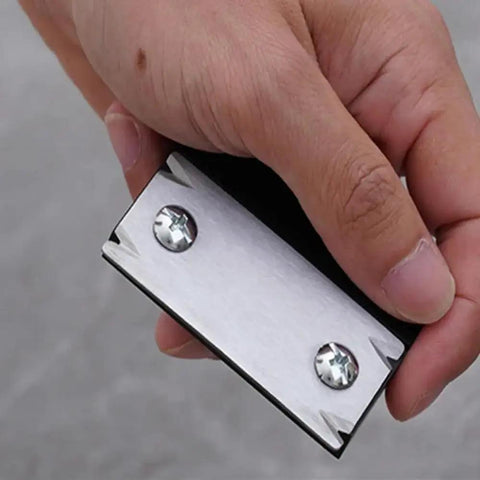 Hand holding Pro Grade Woodworking Edge Trimmer For Burrs Edge Banding Cutter And Chamfering Fillet Scraper Handy Deburring Tool MG022BK KETIPED