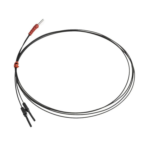 Diffuse Reflective Digital Fiber Optic Sensor Cable For Railway Power System Monitoring with stainless steel probe and TPV construction.