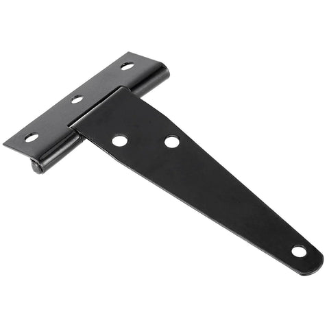 Single hinge from 20 Pack 4 Inch Black T Strap Hinges Bulk Heavy Duty Iron Barn Door Hinges With Screws For Wooden Doors Windows And Fences