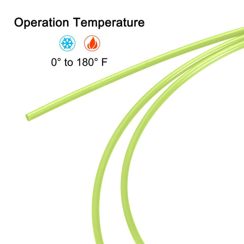 Fiber optic rods, green PMMA, 1.5mm x 50cm, sight filament for lighting.