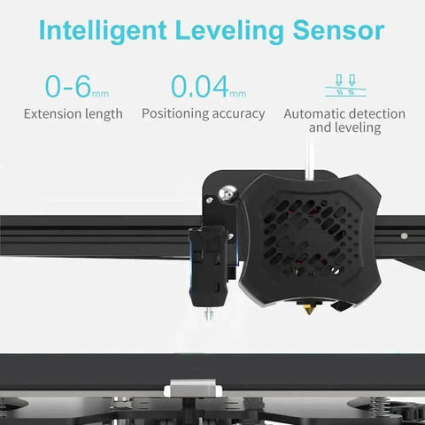 CR Touch Auto Leveling Kit for Ender Series 3D Printers with 32 Bit Mainboard V4.2.2 V4.2.7 sensor demonstration