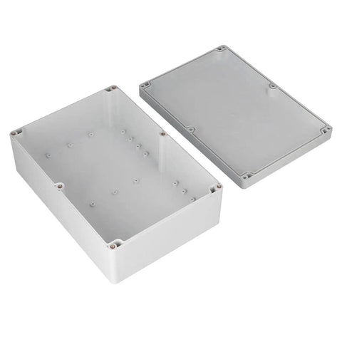 Built Tough ABS Plastic Power Junction Box Electrical Enclosure IP65 Rated Flame Retardant Insulated 263x185x95mm lid removed