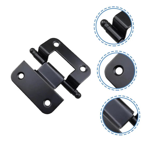 Heavy Duty Kitchen Cabinet Door Hinges 6 Pack By Shineofi Built Tough As Nails Iron Construction For Modern Cabinets And Doors Indoors Or Outdoors