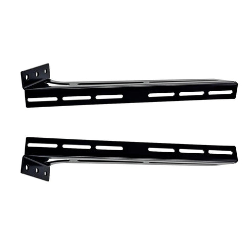 Steel Floor And Wall Mount Amplifier Rack For Car Audio And AV Setups Laser Cut Precision Powder Coated Black Finish Heavy Duty