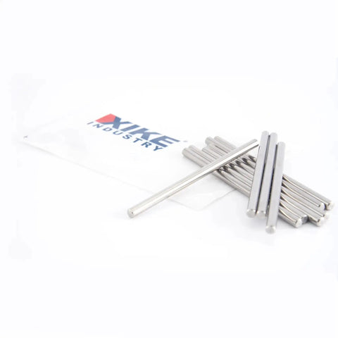 M4 X 80mm Stainless Steel Dowel Pins 304 Rust Resistant Cylindrical Shelf Support Pegs For Cabinets Bookshelves Bunk Beds Furniture Fasteners Silver Tone Pack Of 10 Built For DIY displayed on white background