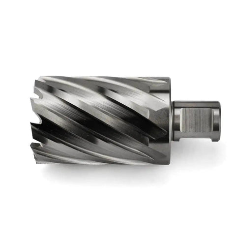 Beast Mode Annular Cutter For Magnetic Drill Press With 1-5/8 Cutting Diameter And 2 Inch Depth Weldon Shank 3/4 Inch With 2 Flat Pilot Pin
