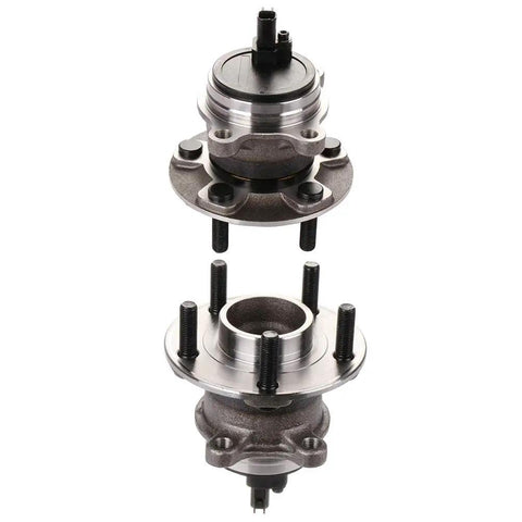 Rear Wheel Hub Bearing Assembly For Ford Focus 2012 To 2018 With ABS 5-Lug 2-Piece Replacement OE Numbers 512466 WB512466