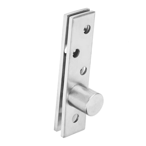 Front view of Hidden Door Pivot Hinge Set 2 Pack, 360 Degree Stainless Steel Concealed Rotating Axis Hinges for Secret Doors and Bookcases