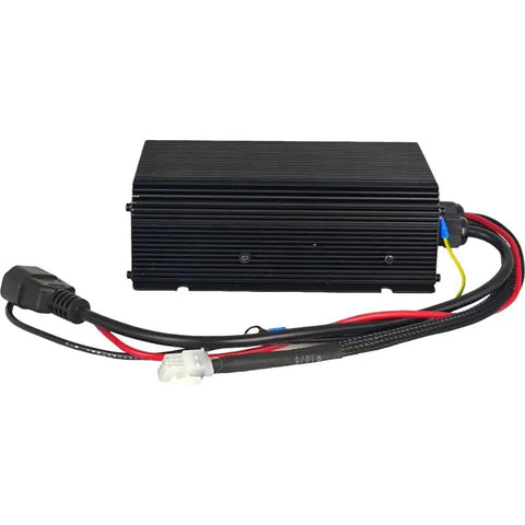 Beefy 24V 15A Battery Charger For Big Joe E30 Electric Pallet Jack And Forklift 100 264VAC Input 24VDC 15A Output Heavy Duty Charging Adapter