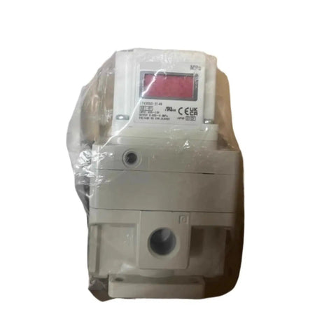 ITV3050-314L electric proportional valve, white plastic housing, packaged in plastic wrap