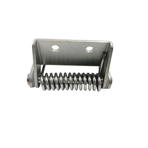Lift Gate Hinge 104804GT Replacement For Genie Entry Gate Spring Hinge shown front view with metal spring and mounting holes