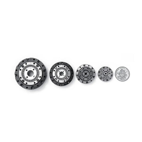 Mini Hollow 8 Pole BLDC Motor Speed Reducer Gearbox 50 to 1 Strain Wave Harmonic Reducer 28mm Shaft for comparison with coin