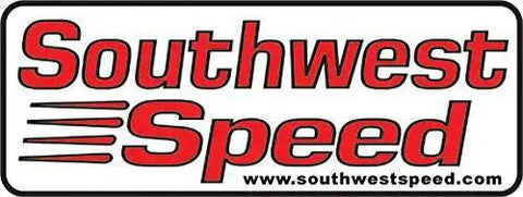 Southwest Speed logo on a rectangular sign with red text and website URL.