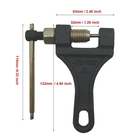 Heavy Duty Chain Breaker Riveting Tool For Motorcycle ATV Dirt Bike Scooter Bicycle Chains 420 428 520 525 528 530