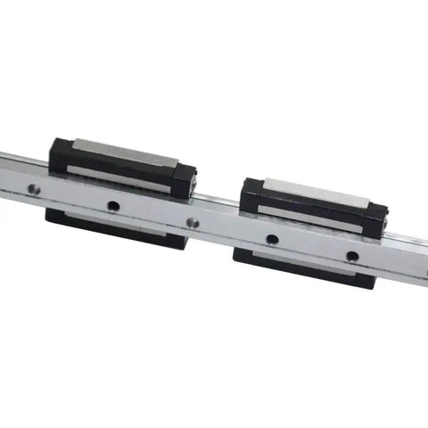 MGN12 400mm Linear Rail Guide with Two MGN12H Black Stainless Carriage Blocks for 3D Printers and CNC Projects
